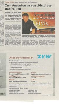Waiblinger Zeitung Wochenblatt 29.07.2022 Aron Black